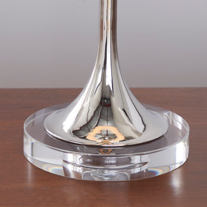 26" Contemporary Crystal Table Lamp