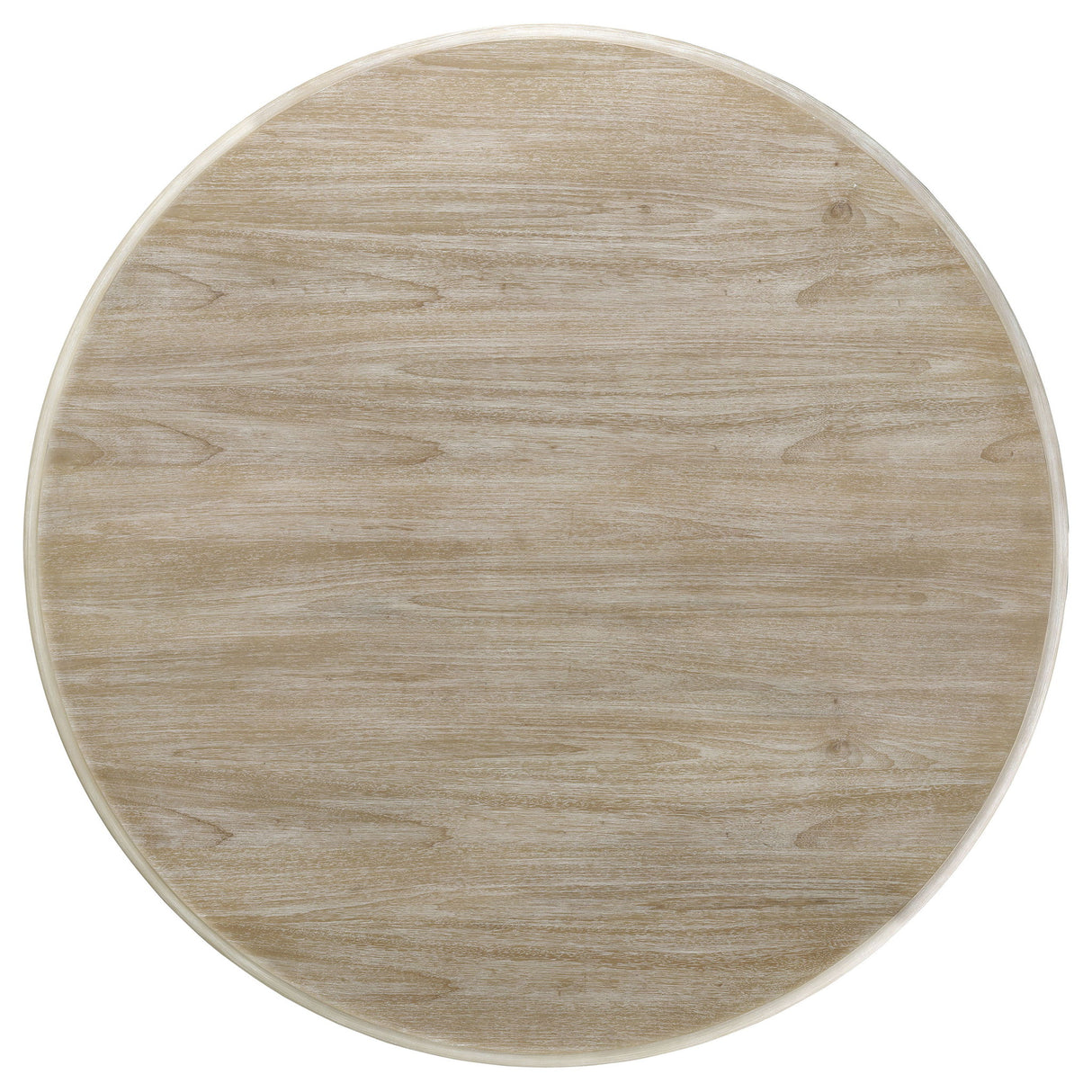 Verdugo - Round Dining Table With Pedestal Base - White Washed