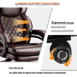 500lbs Big and Tall Office Chair for Heavy People