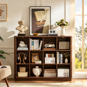 Book Shelf Cube Storage Organizer Bookcase - 12 Cube Storage Cubes