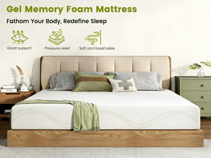 Queen Size Memory Foam Mattress, 10 Inch Bed Mattress, with Cooling