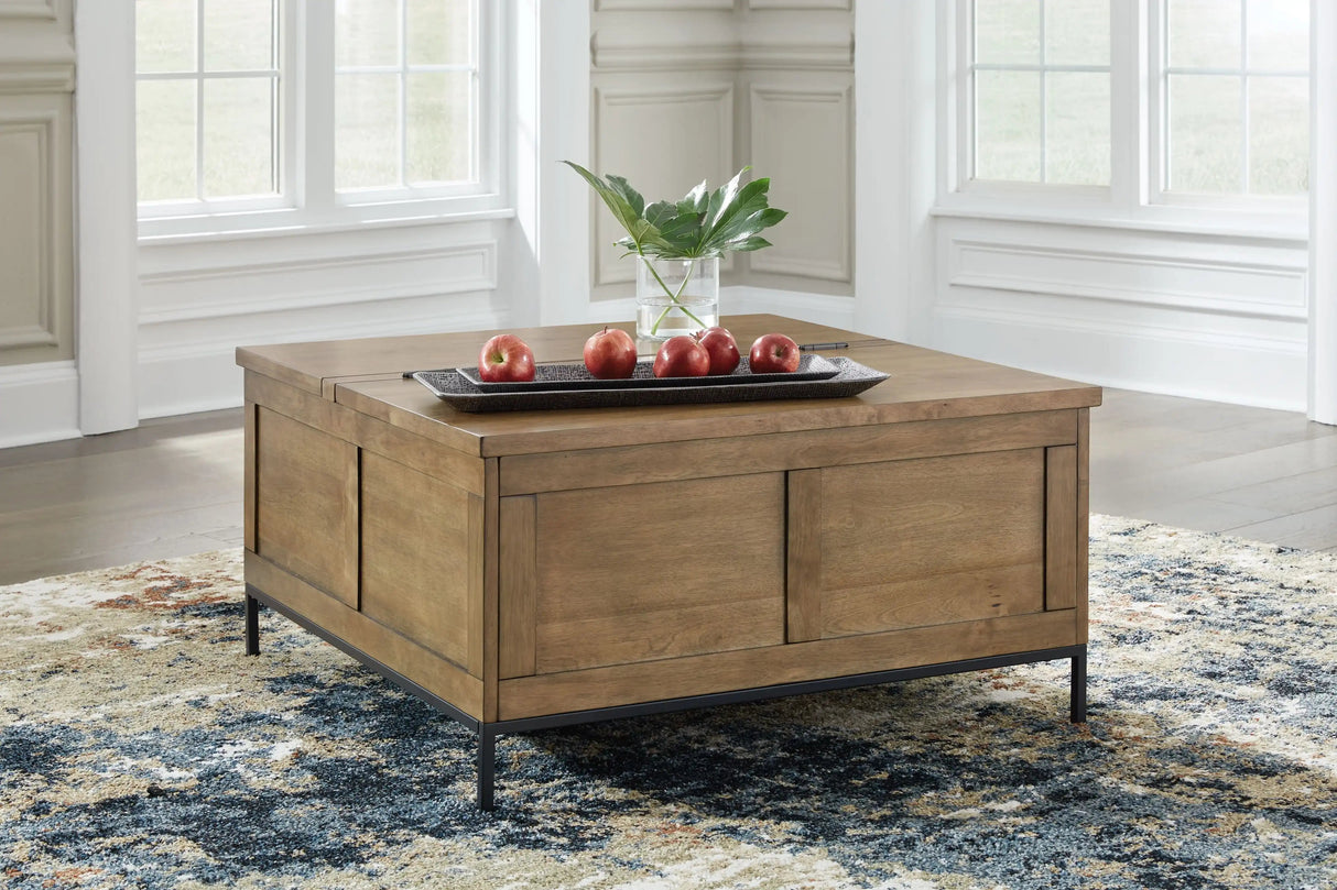 Torlanta - Lift Top Cocktail Table - Brown - Best Buy Furniture