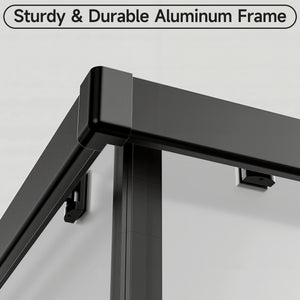 36" D x 36" W x 72" H Corner Shower Enclosure