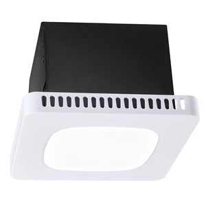 Bathroom Exhaust Fan with LED Light and Adjustable Color Temperatures