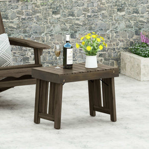 Temptation - Outdoor Foldable Side Table With Slat Design - Best Buy Furniture