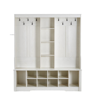 Itaar Hall Tree with Bench and Shoe Storage