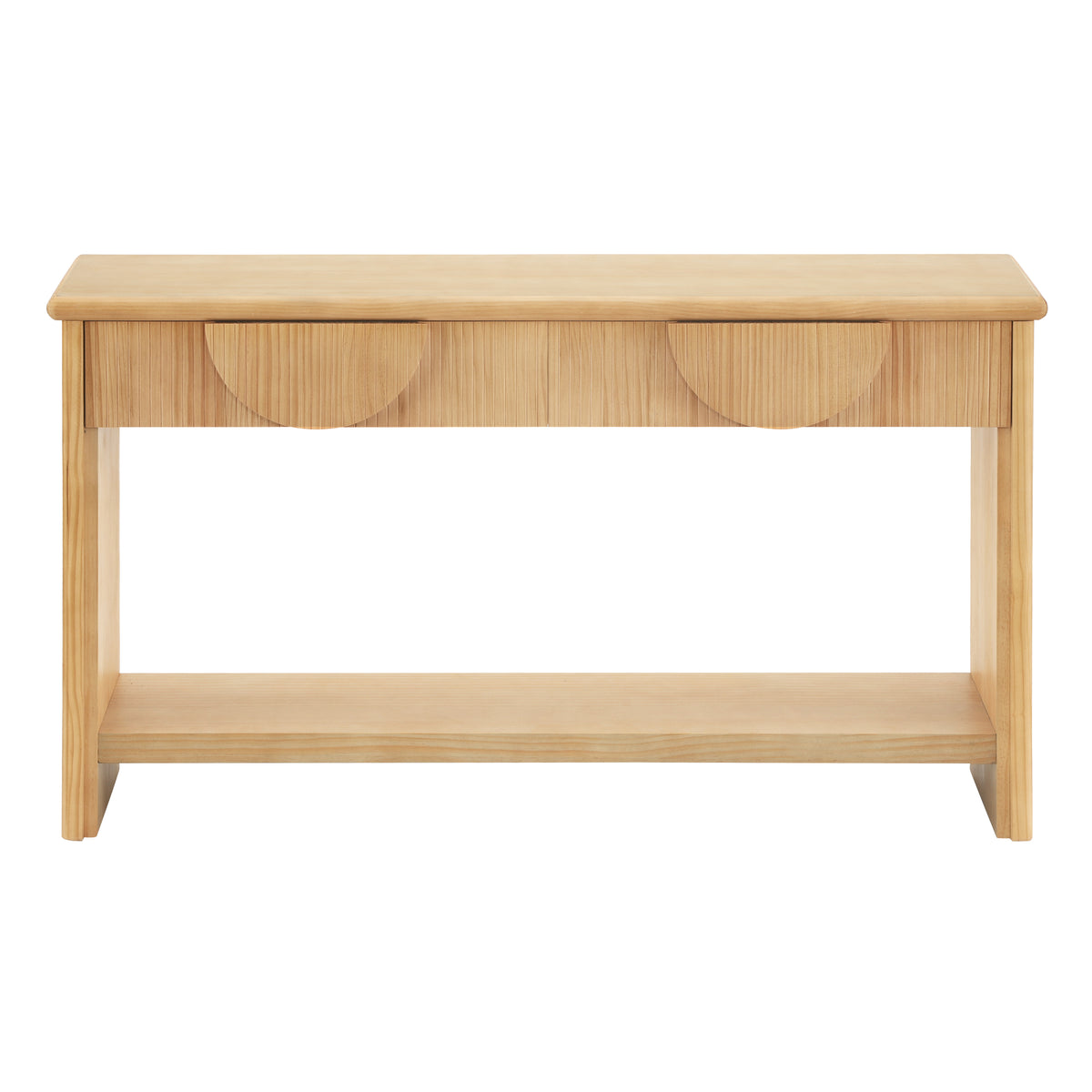 55" Fluted Console Table