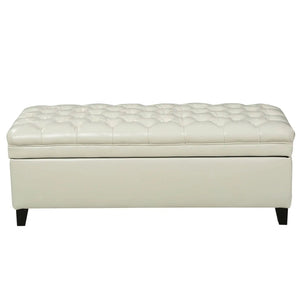 Juliana - Storage Ottoman With Birch Legs - Best Buy Furniture