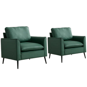 Nordic Retro Light Luxury Upholstered Sofa Chair