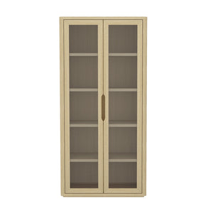 Rivington - Bookcase Cabinet With Glass Doors