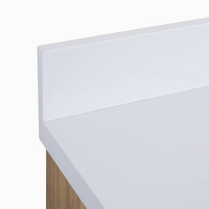 Fully Assembled 60'' Light Coffee Single Sink Bathroom Vanity
