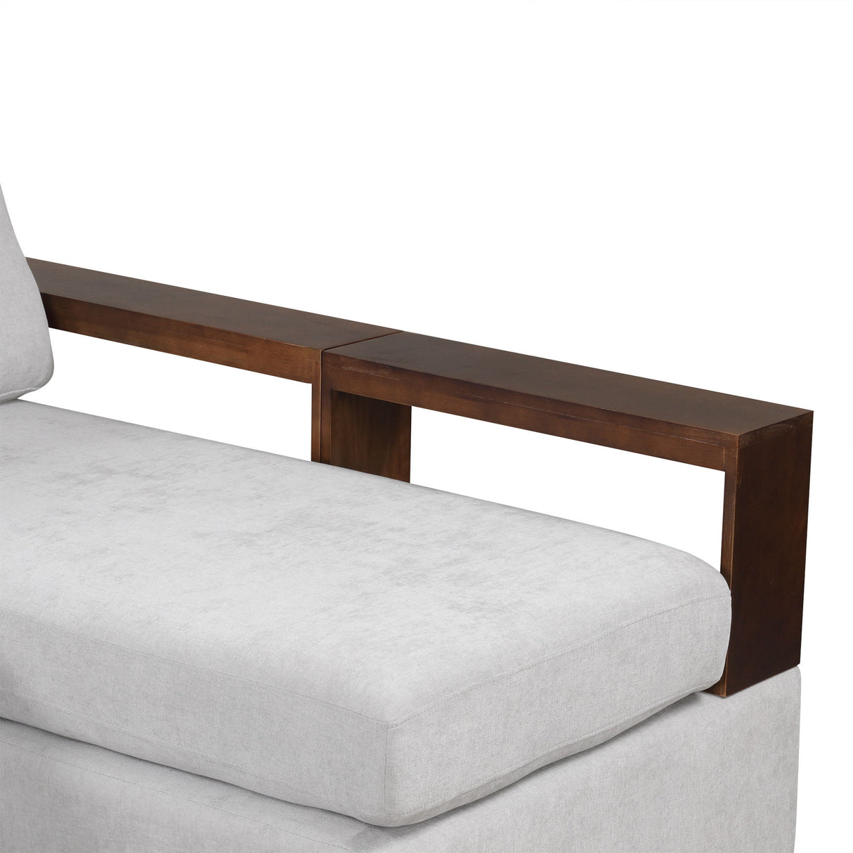 Sectional Sofa Upholstered Sofa Couch With Reversible Armrests For Living Room