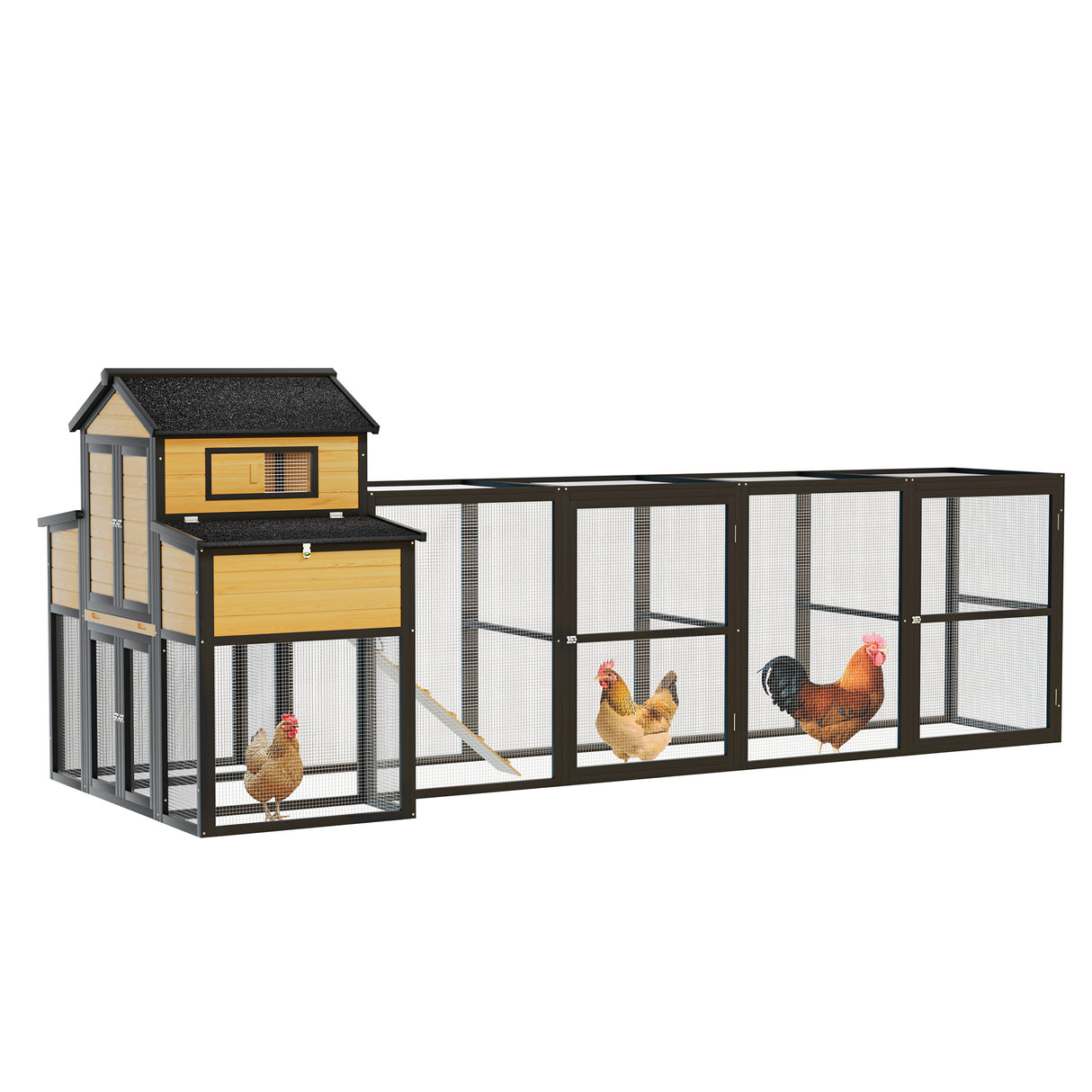 150" Extra Large Wooden Chicken Coop