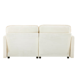 69" Plush Cloud Loveseat: Modular 2-Seater Sectional Sofa