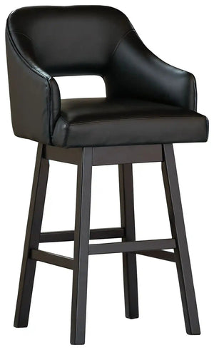 Tallenger - Upholstered Swivel Barstool (Set of 2) - Best Buy Furniture