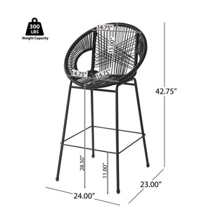 Ferrara - Outdoor Patio Barstool (Set of 2) - Best Buy Furniture