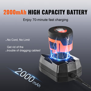12V Electric Drain Auger, 25FT Cordless Plumbing Snake