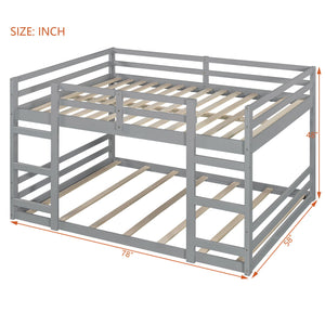 Solid Construction, Bunk Bed With Ladder