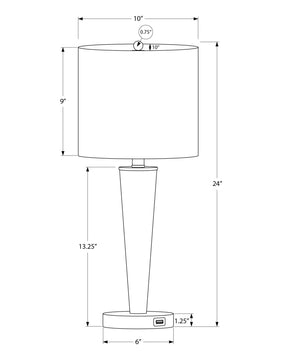 Lighting, Table Lamp, USB Port Included, Contemporary (Set of 2) - Best Buy Furniture