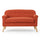 Classic Loveseat With Rolled Armrests And Button Tufting - Best Buy Furniture