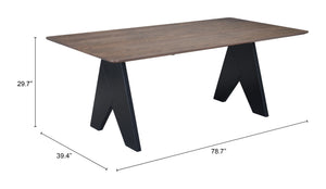 Zuo Modern Lisse Rectangular Dining Table
