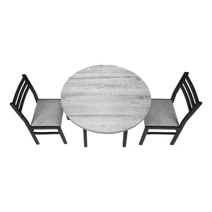3 Pieces Dining Table Set, Small, Drop Leaf, Contemporary & Modern