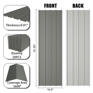 20 Pcs Metal Roof Panels