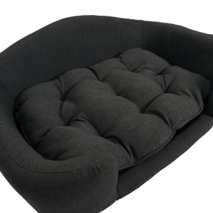 Elevated Dog Bed Frame for Small Dogs with Rubber Wood Legs