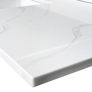 61-Inch Quartz Bathroom Vanity Top