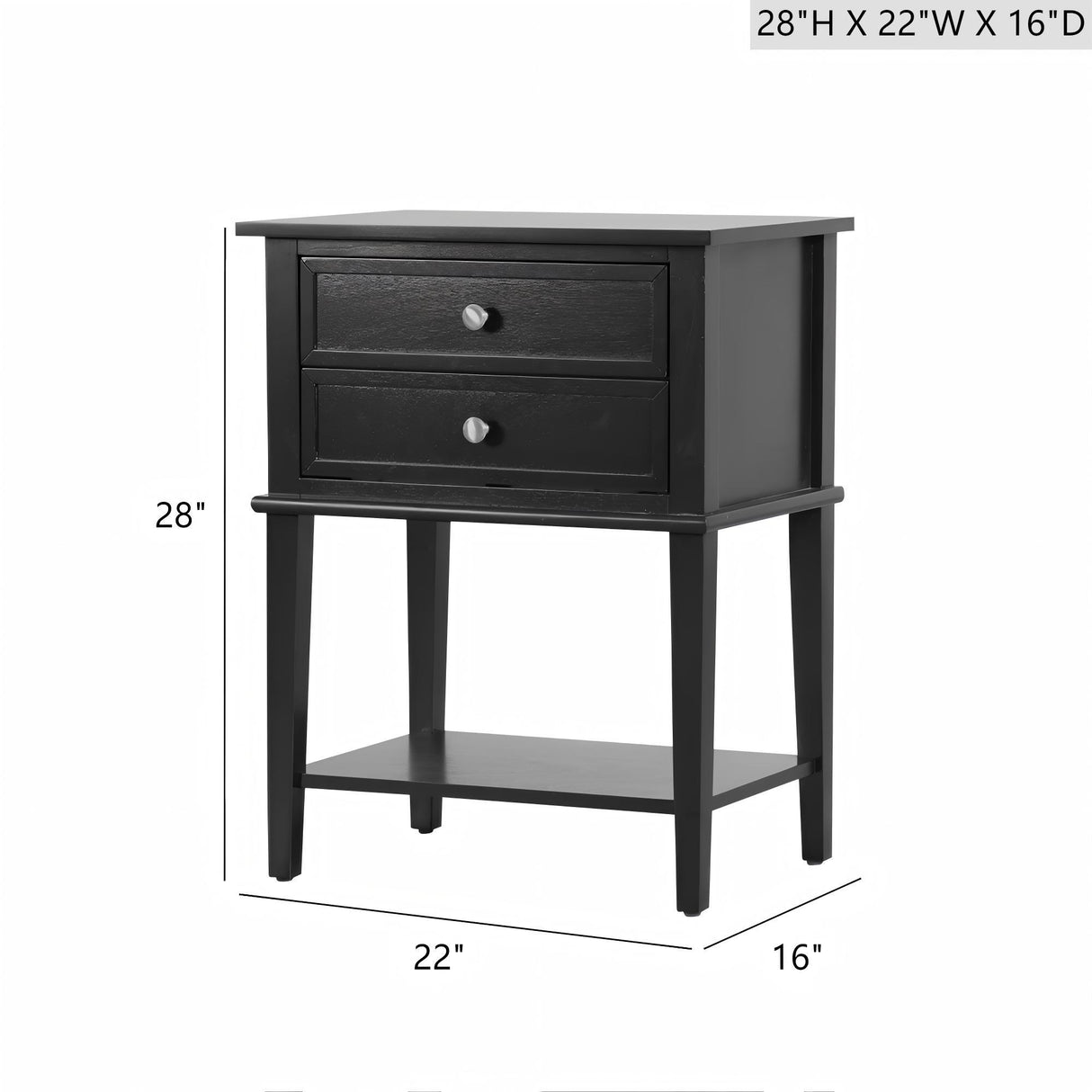 Vibrant Contemporary Nightstand