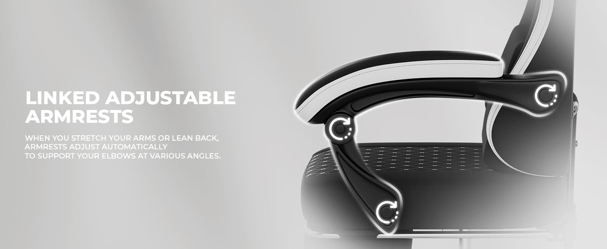 Gaming Chair with Massage and Ergonomic Design