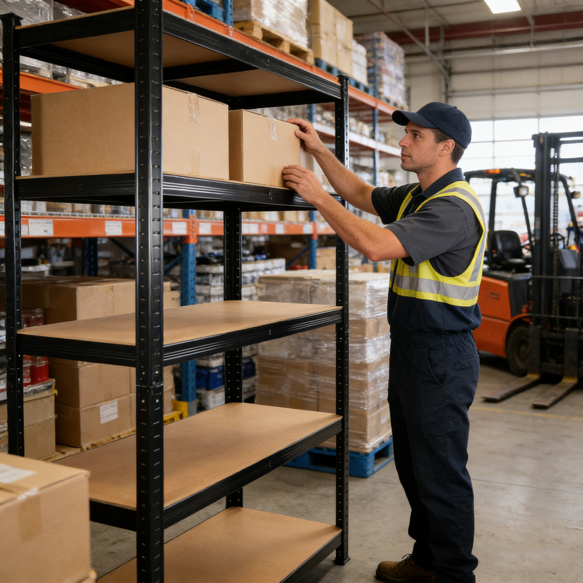 2000LBS Capacity Garage Storage Shelves Heavy Duty