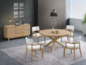 Kasem - Server - Oak - Best Buy Furniture