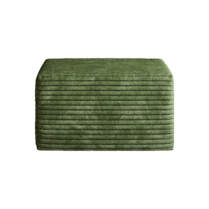 Green Sofa Ottoman – Plush Corduroy Fabric
