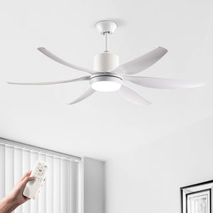 6 PCS ABS Blades 56" Ceiling Fan With Light Kit