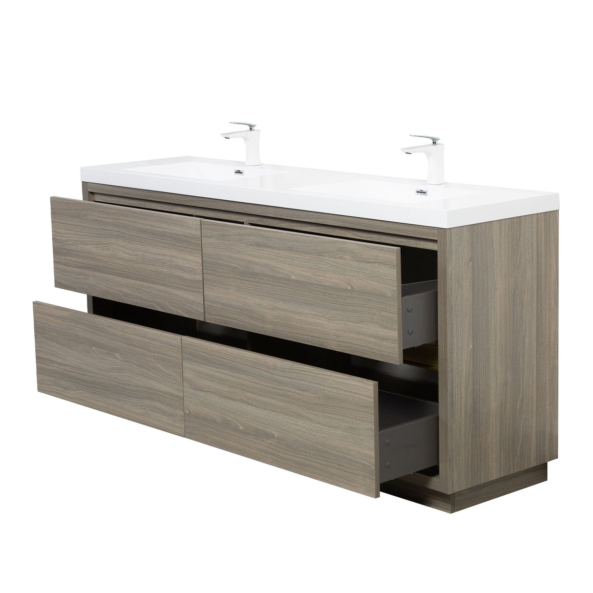Bathin Freestanding Bathroom Vanity With Double Sinks
