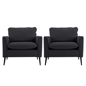 Nordic Retro Light Luxury Upholstered Sofa Chair