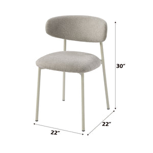 Ingram - Side Chair (Set of 2) - Light Gray - Best Buy Furniture