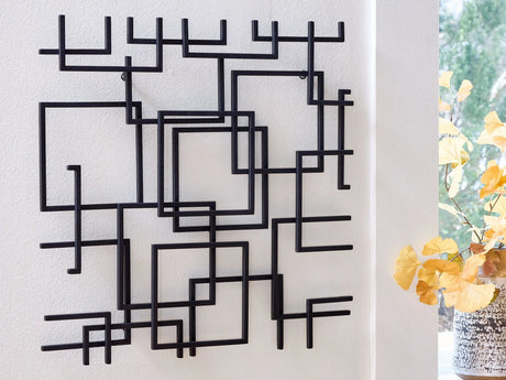 Aadanton - Wall Decor - Black - Best Buy Furniture