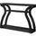 Accent Console Table For Entryway, Unique Curved Design - Best Buy Furniture