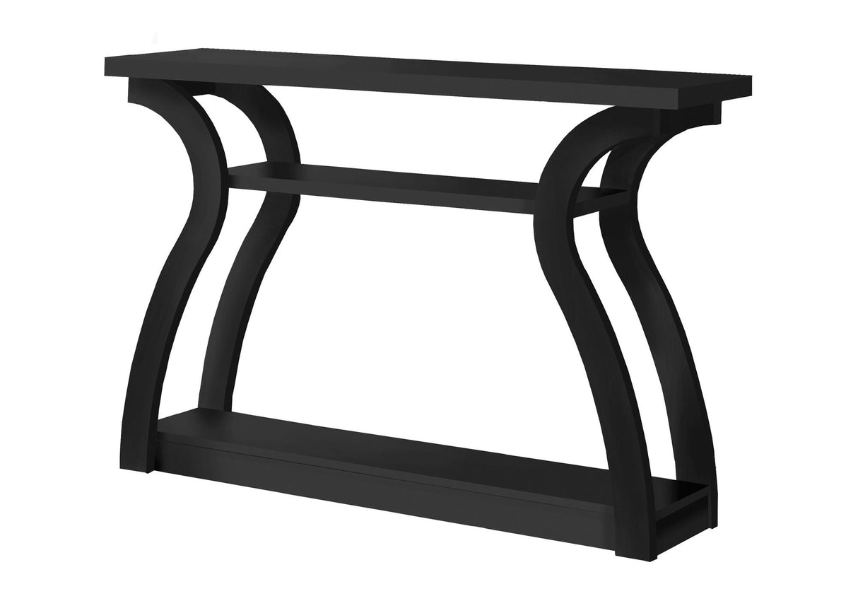 Accent Console Table For Entryway, Unique Curved Design - Best Buy Furniture
