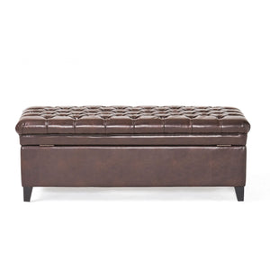 Juliana - Storage Ottoman With Birch Legs