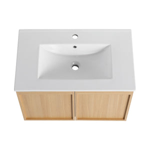 Floating Bathroom Vanity With Sink Combo