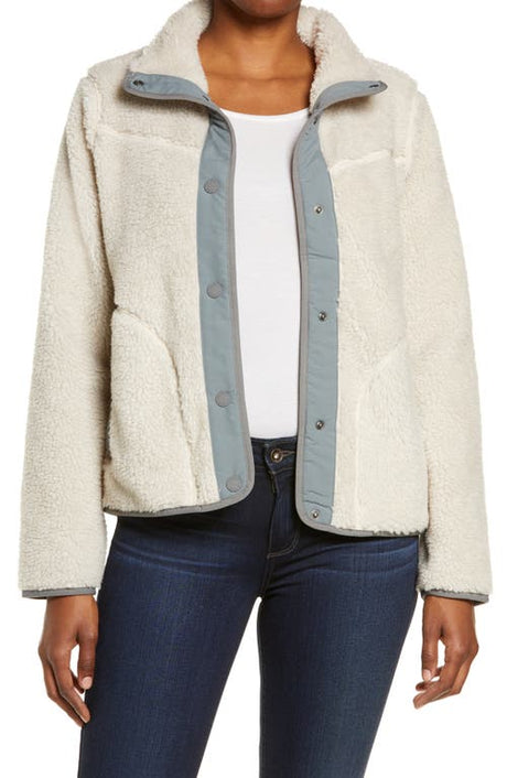 LLBean Soapstone Fleece Jacket - Small