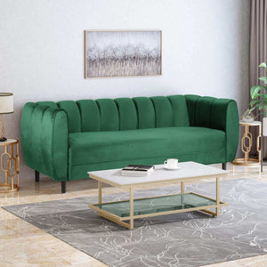 Miranda - Modern Glam Velvet 3 Seater Sofa - Best Buy Furniture
