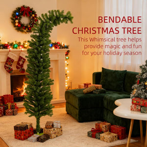 Pencil Christmas Tree - Bendable Artificial Christmas Tree with 400 Branch Tips