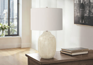 Table Lamp, Lighting, Ceramic, Contemporary - Cream - Best Buy Furniture