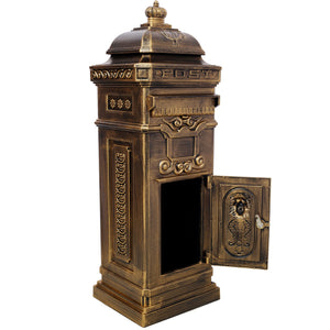 Mailboxs Residential Large-Capacity Letter Box, Rainproof Postbox Statue