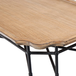 Foundry 55" Solid Block Plinth Coffee Table Heritage Light
