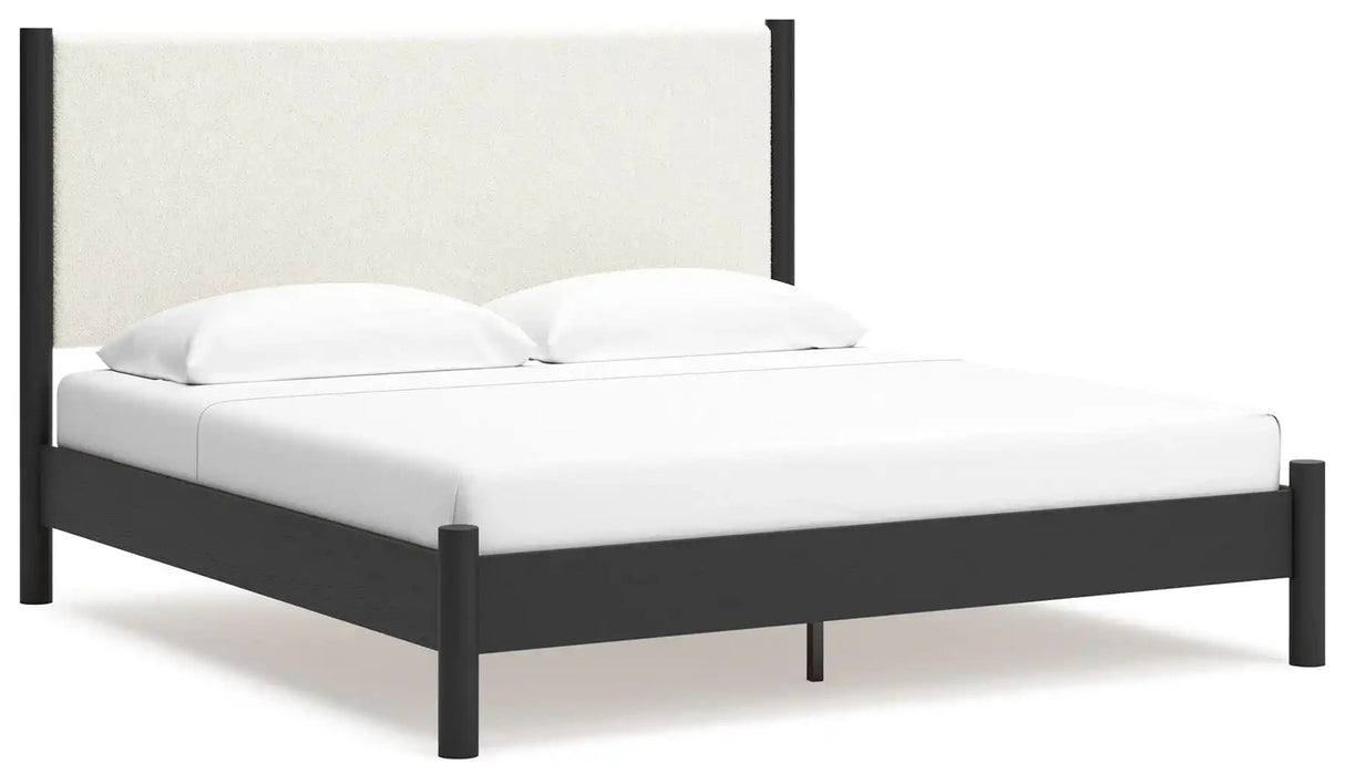 Cadmori - Upholstered Panel Bed - Best Buy Furniture